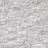 Alaska Gray 3D Ledger Panel 6 in. x 24 in. Honed Marble Wall Tile (10 cases / 60 sq. ft. / pallet)