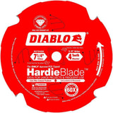 7-1/4 in. x 4-Teeth Polycrystalline Diamond (PCD) Tipped James Hardie/Fiber Cement Saw Blade - Super Arbor