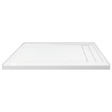 Linear 30 in. x 60 in. Single Threshold Shower Base with a Right Drain in Grey - Super Arbor