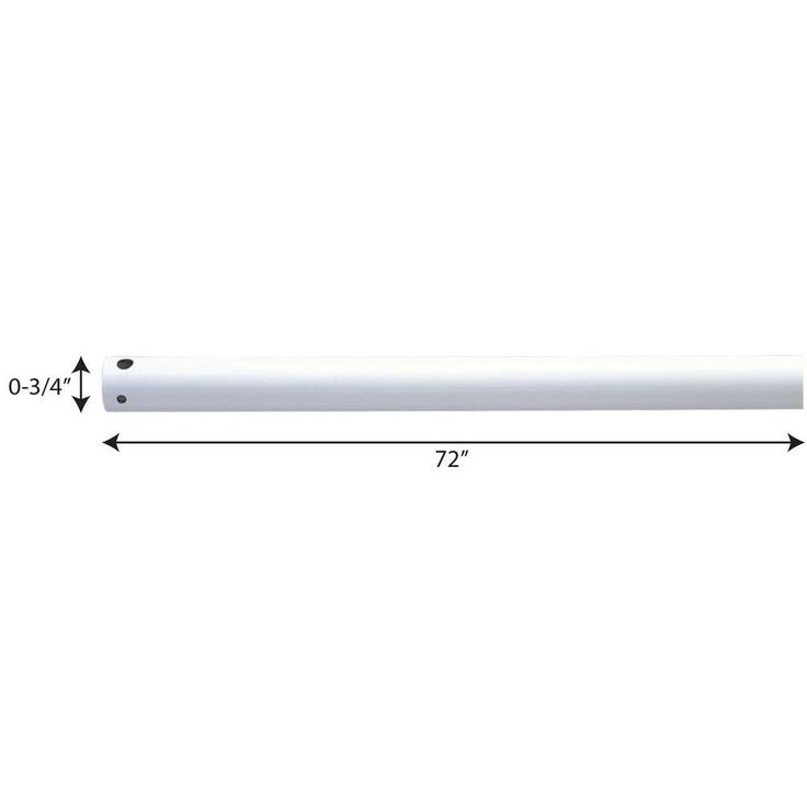 AirPro 72 in. White Extension Downrod