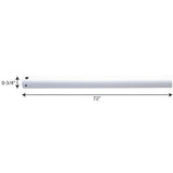 AirPro 72 in. White Extension Downrod