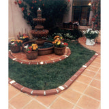 Argee 40 ft. Decorative Plastic Brick Edging with 6 Solar Lighted Bricks - Super Arbor