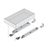 21 in. Full Extension Under Mount Soft Close Ball Bearing Drawer Slide with Rear Bracket Set (6-Pair) - Super Arbor
