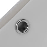 18 in. x 14 in. Vessel Sink Rectangle Undermount Bathroom Sink White - Super Arbor