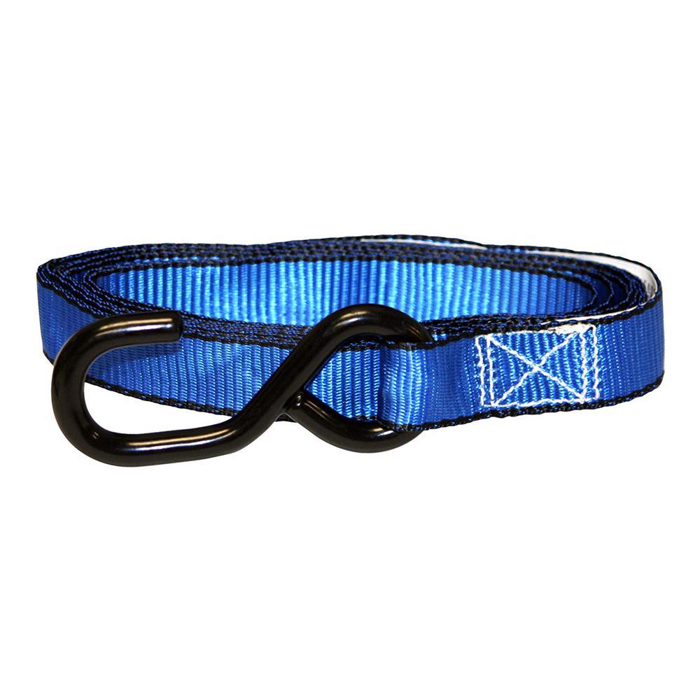 1 in. x 6 ft. Tie-Downs Strap with 900 lbs. S-Hook - Super Arbor