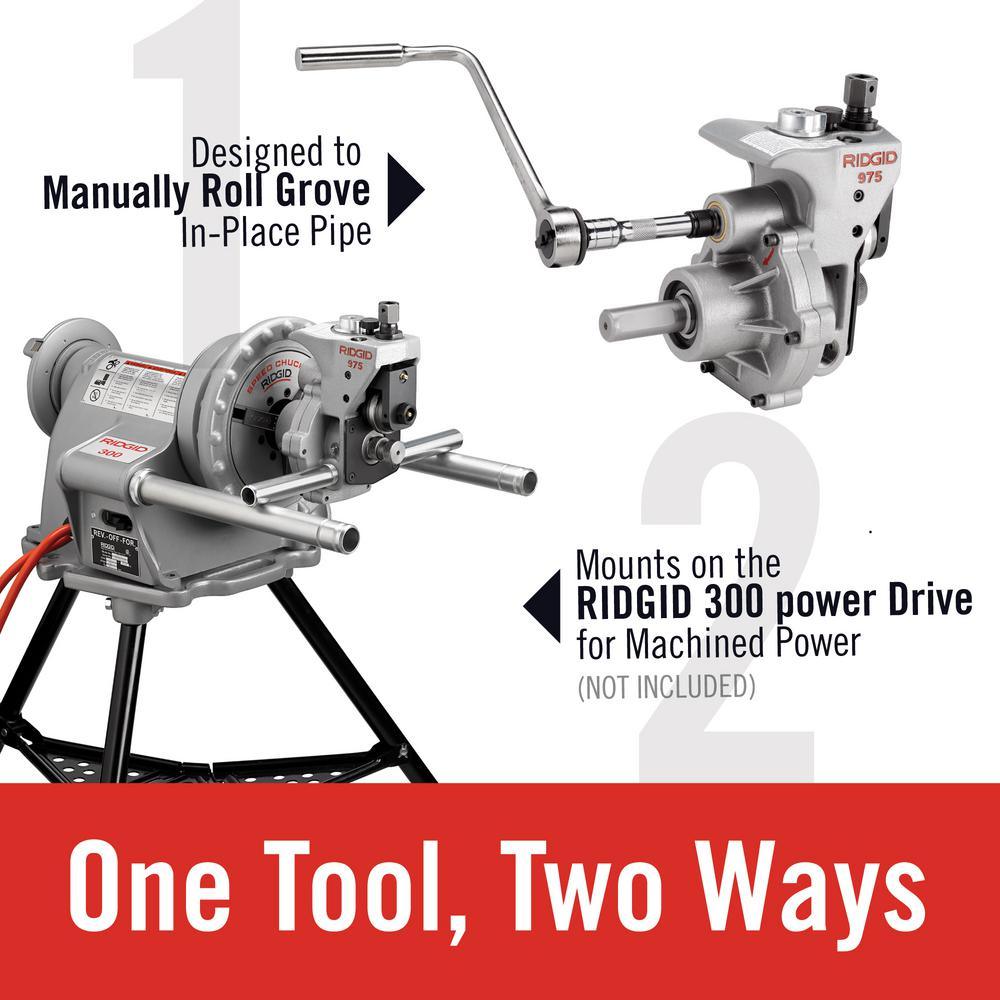 Model 975 Combo Roll Grooving Machine - Super Arbor