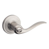 Tustin Satin Nickel Entry Door Lever featuring SmartKey Security - Super Arbor