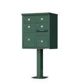 16-Mailboxes 1-Outgoing Mail Compartment 2-Parcel Lockers Pedestal Mount Cluster Box Unit - Super Arbor