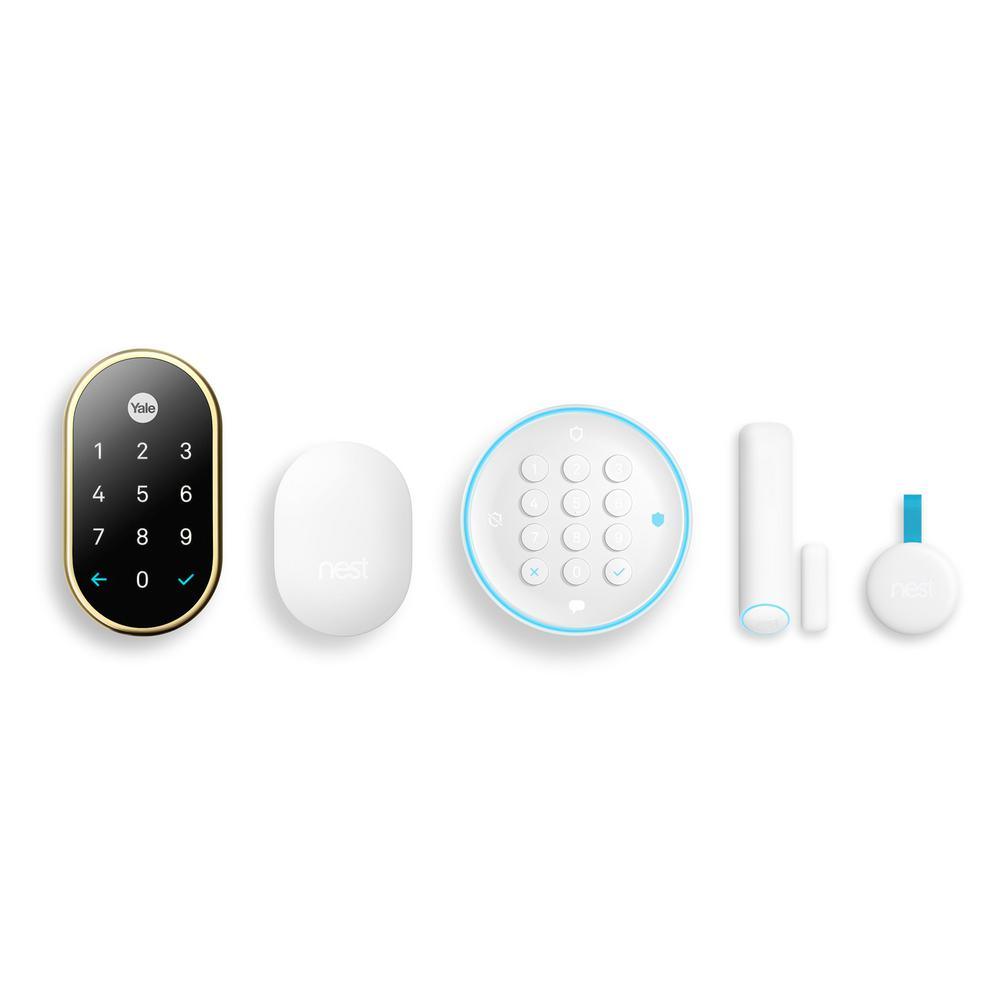 Nest x Yale Lock Satin Nickel with Google Nest Connect - Super Arbor