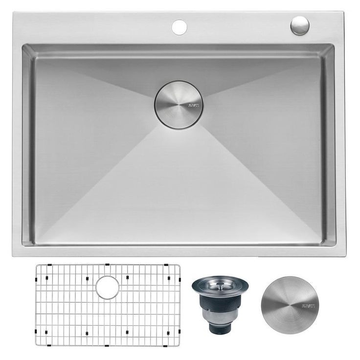 30 x 22 in. Drop-In Tight Radius Topmount 16-Gauge Stainless Steel Kitchen Sink Single Bowl