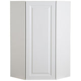 Benton Assembled 23.6x30x23.6 in. Corner Wall Cabinet in White - Super Arbor
