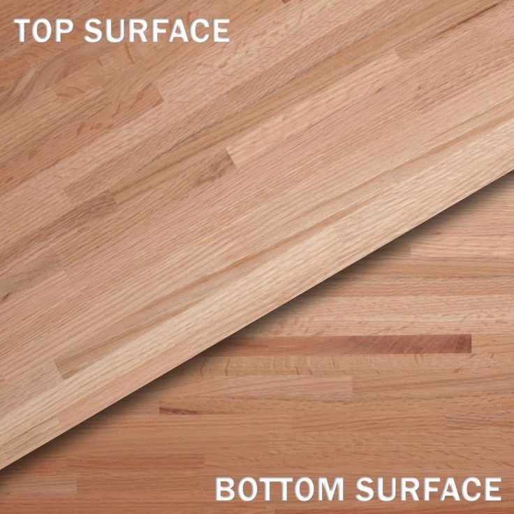 Sparrow Peak Red Oak 10-ft Natural Straight Butcher Block Oak Kitchen Countertop