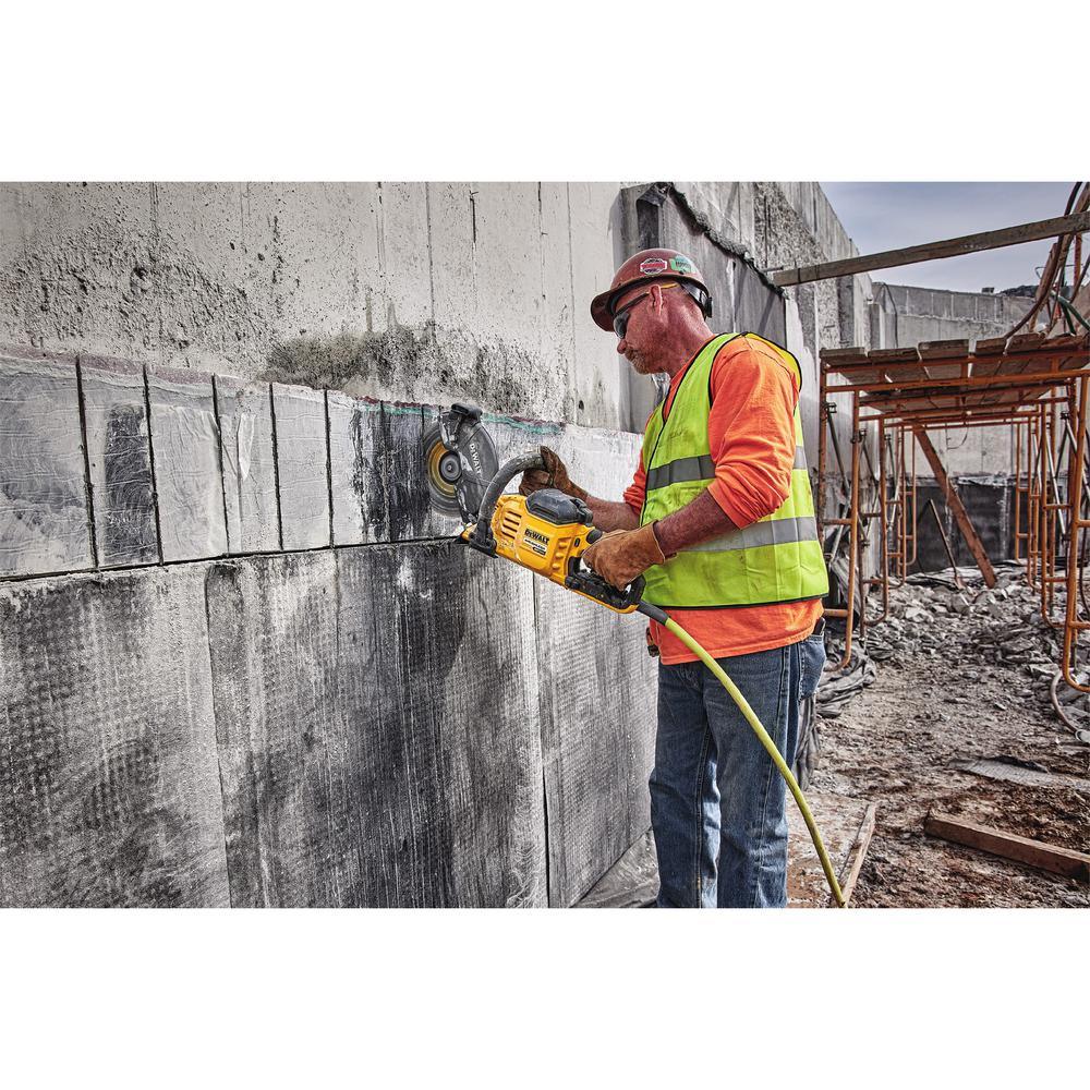 FLEXVOLT 60-Volt Lithium-Ion Cordless 9 in. Construction Saw w/ (2) FLEXVOLT Batteries, Bonus 4-1/2 in. Angle Grinder - Super Arbor