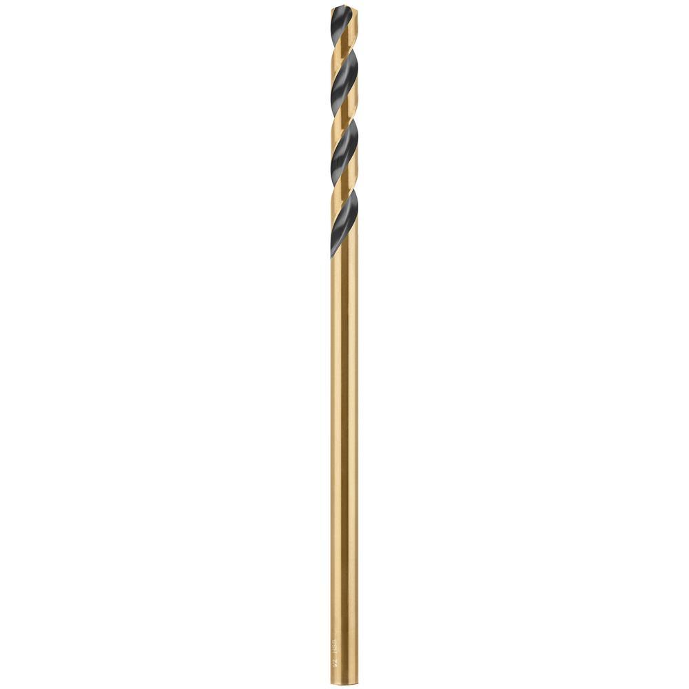 1/2 in. x 12 in. Black and Gold Drill Bit - Super Arbor