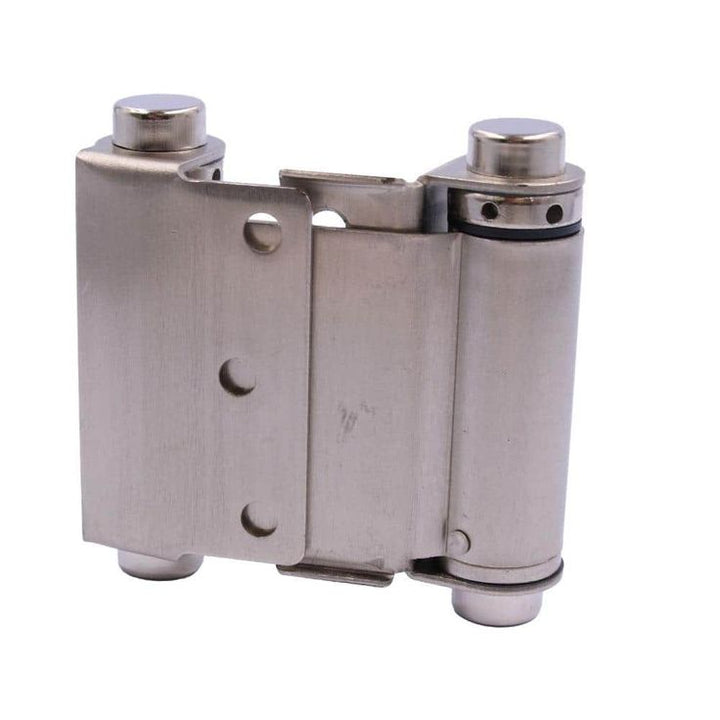 3 in. x 3 in. Satin Nickel Double-Action Spring Door Hinge
