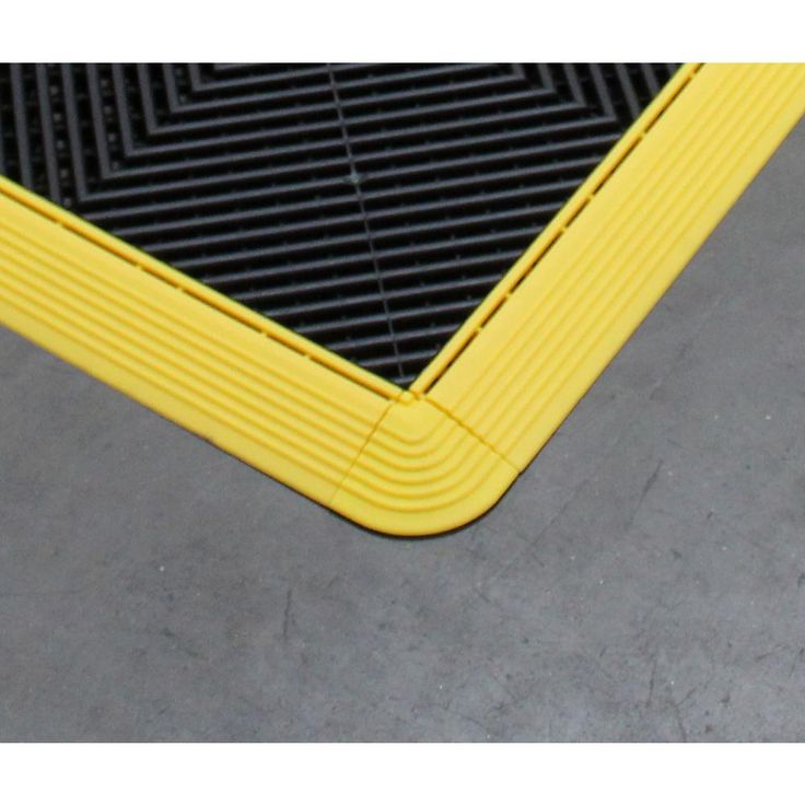 Swisstrax 2.5 in. x 2.5 in. Artic White Corner Edging for 15.75 in. Swisstrax Modular Tile Flooring (2-Pack)