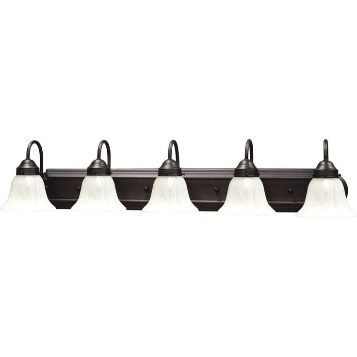 5-Light Brushed Nickel Bath Light