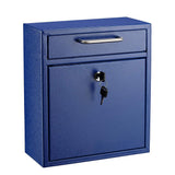 Medium Ultimate Black Wall Mounted Mail Box - Super Arbor