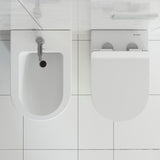 St. Tropez Elongated Toilet Bowl Only in Glossy White - Super Arbor