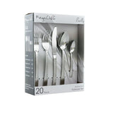 Baily 20-Piece Silver Stainless Steel Flatware Set (Service for 4)