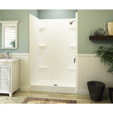 A2 8 in. x 48 in. x 74 in. 1-piece Direct-to-Stud Shower Wall Panel in White - Super Arbor