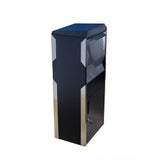 Winfield Black with Stainless Steel Free-Standing Locking Parcel Box - Super Arbor