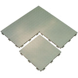 Greatmats StayLock Bump Top Gray 12 in. x 12 in. x 0.56 in. PVC Plastic Interlocking Gym Floor Tile (Case of 26)