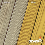 Olympic Maximum 1 gal. Honey Gold Exterior Stain and Sealant in One - Super Arbor