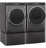 GE UltraFresh Vent System 5-cu ft Stackable Steam Cycle Front-Load Washer (White) ENERGY STAR