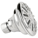 3-Spray 3.5 in. Single Wall Mount Fixed Adjustable Shower Head in Chrome