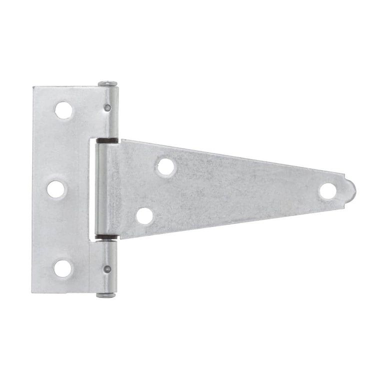 Everbilt 4 in. x 3-1/4 in. Zinc-Plated Gate Tee Hinge