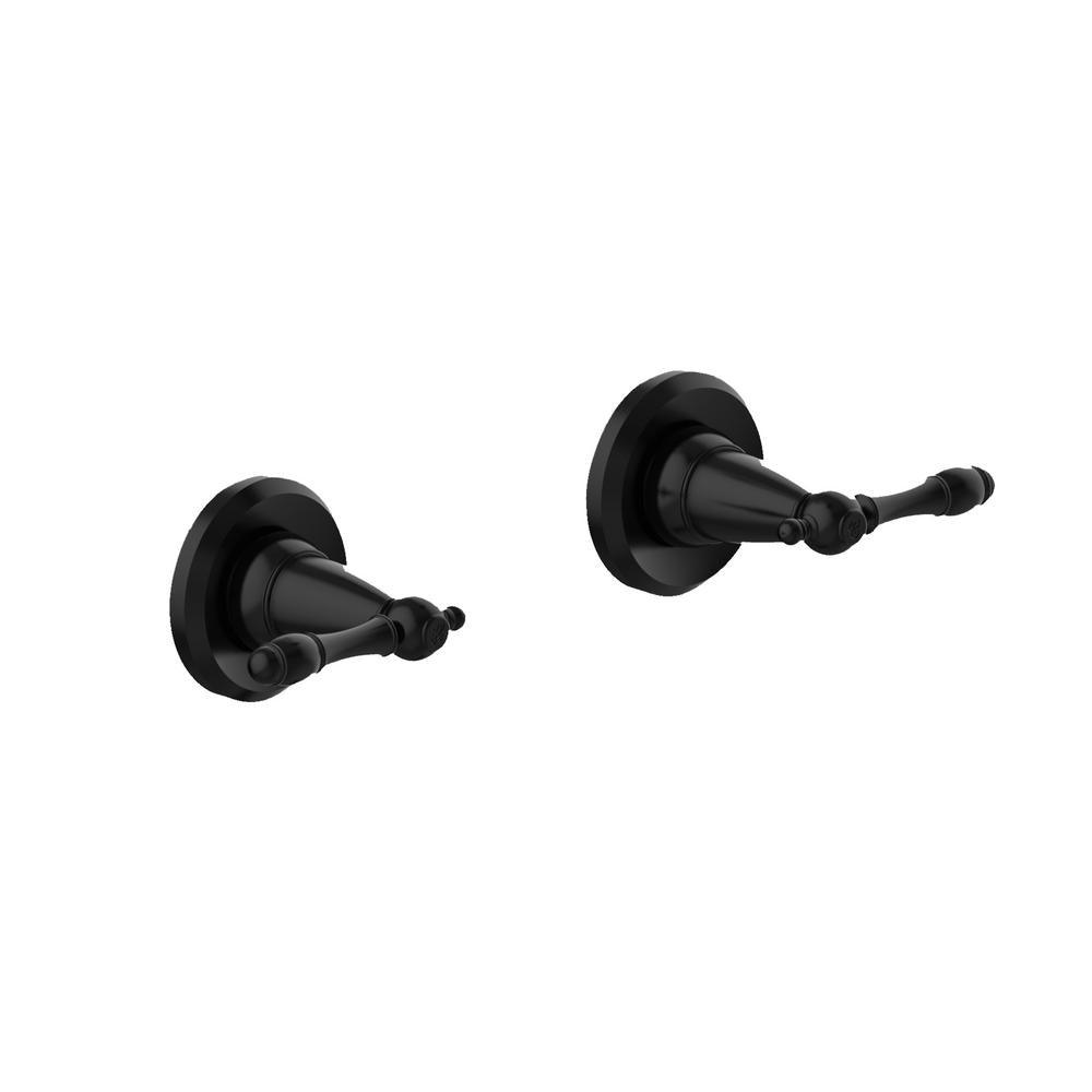 Oakmont 2-Handle 1-Spray Tub and Shower Faucet in Matte Black (Valve Included) - Super Arbor