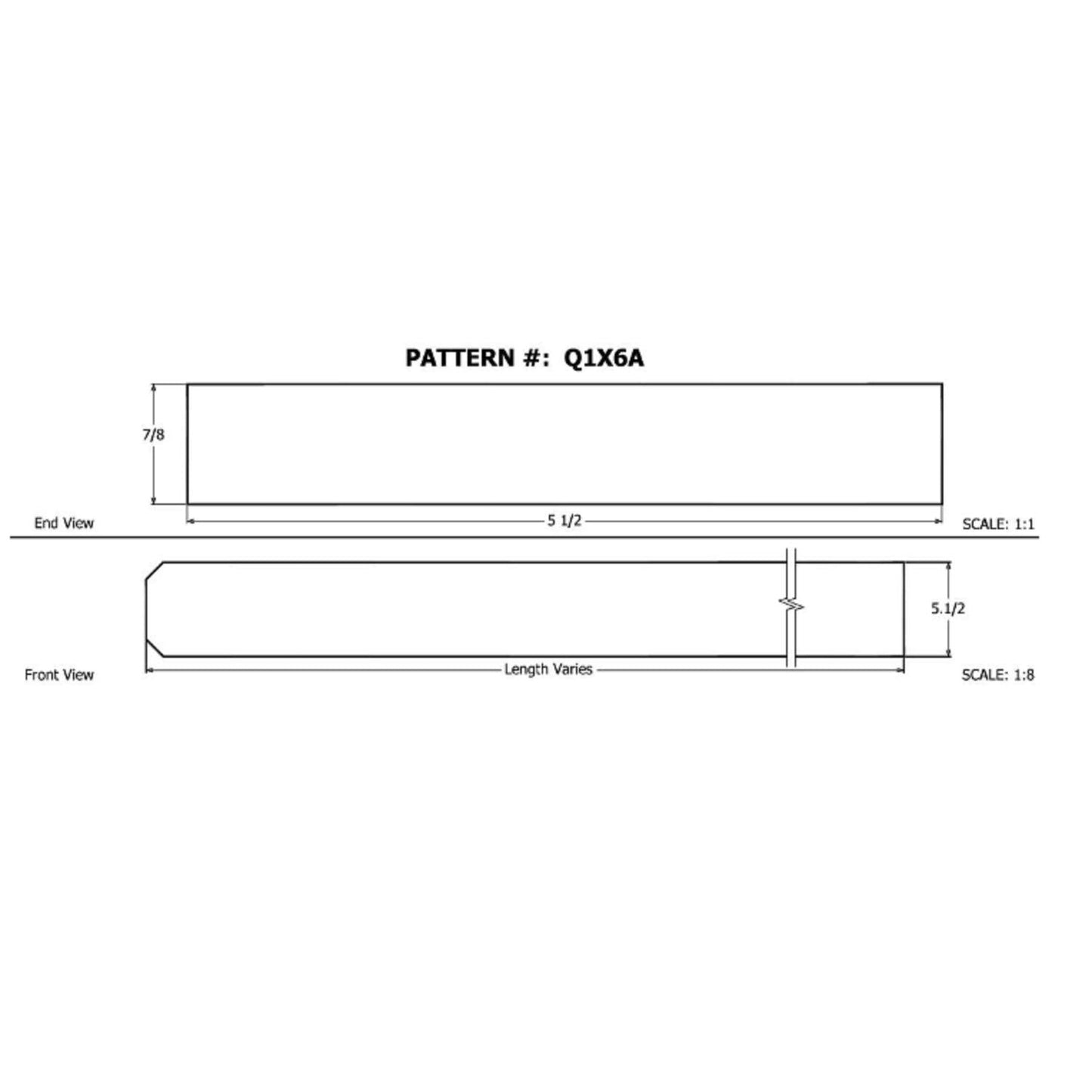 Alexandria Moulding 1 in. T x 6 in. W x 6 ft. L Cedar Dog-Eared Fence Board (#2/BTR)