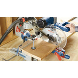 15 Amp Corded 10 in. Dual-Bevel Sliding Glide Miter Saw with 60-Tooth Saw Blade and Bonus Gravity Rise Stand with Wheels