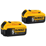 20-Volt MAX Lithium-Ion Cordless Blower with Premium Battery Pack 5.0 Ah (2-Pack), Charger and Kit Bag