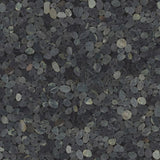 Cruz Bay Sliced Pebble Tile  Black 11-1/2 in. x 11-1/2 in. x 9.5mm Honed Pebble Mosaic Tile (10.12 sq. ft. / case)