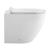 St. Tropez Elongated Toilet Bowl Only in Glossy White - Super Arbor