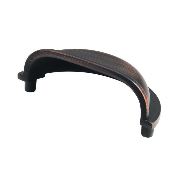 3 in. (76 mm) Center-to-Center Oil Rubbed Bronze Traditional Bin Cup Drawer Pull (10-Pack)
