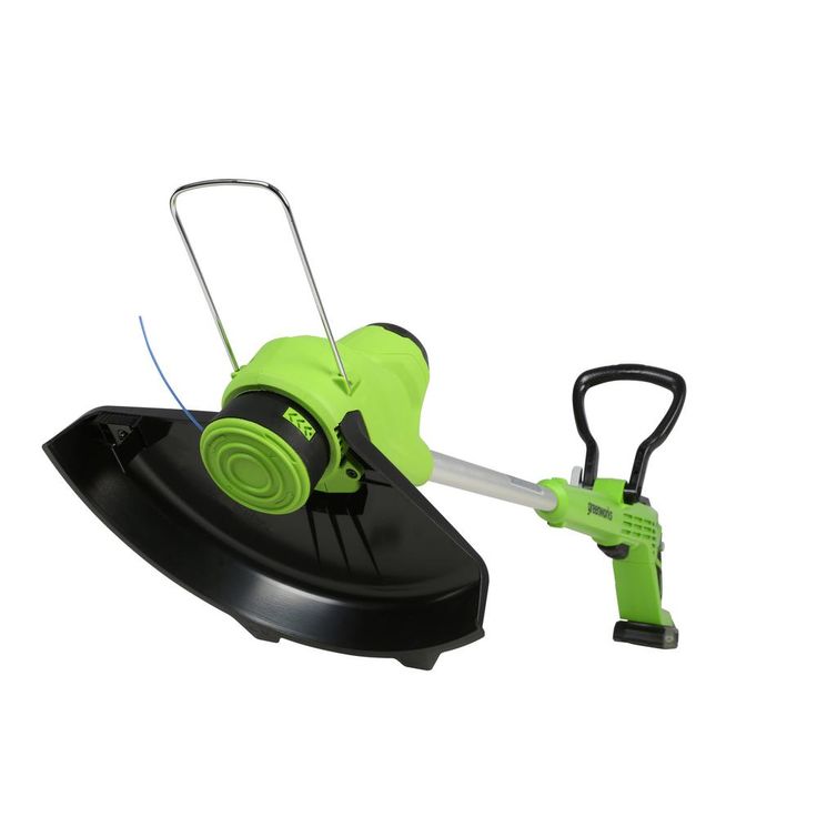 Greenworks 24-Volt 11 in. TORQDRIVE String Trimmer, 2Ah USB Battery and Charger Included ST24B214