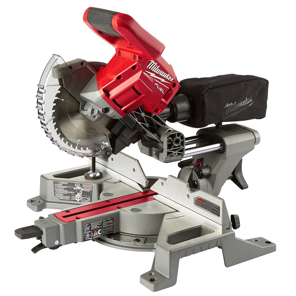 M18 FUEL 18-Volt Lithium-Ion Brushless 7-1/4 in. Cordless Dual Bevel Sliding Compound Miter Saw with Compact Router
