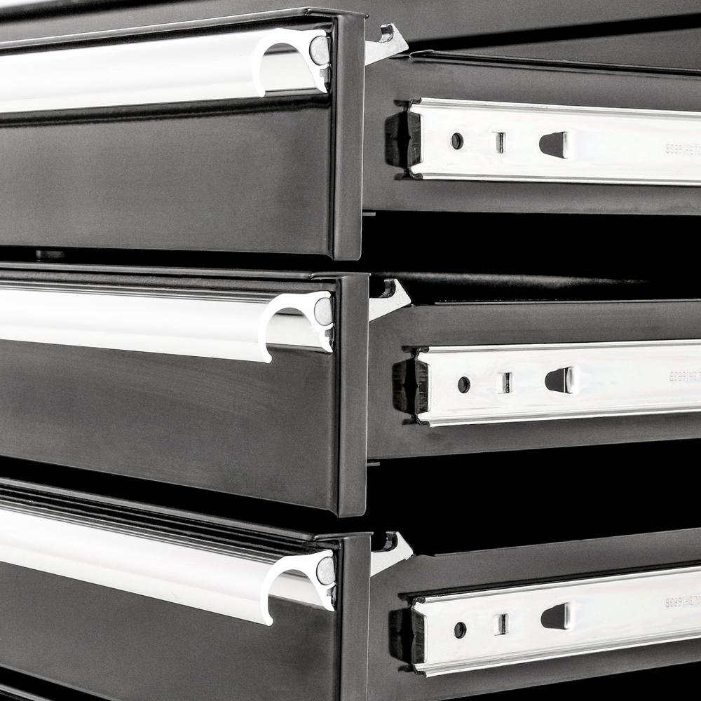 THD Series 55 in. 12-Drawer Roller Cabinet Tool Chest in Black - Super Arbor