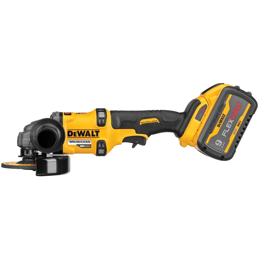 FLEXVOLT 60-Volt MAX Li-Ion Cordless 4-1/2 in. to 6 in. Small Angle Grinder with 20-Volt Cordless Recip Saw (Tool-Only)