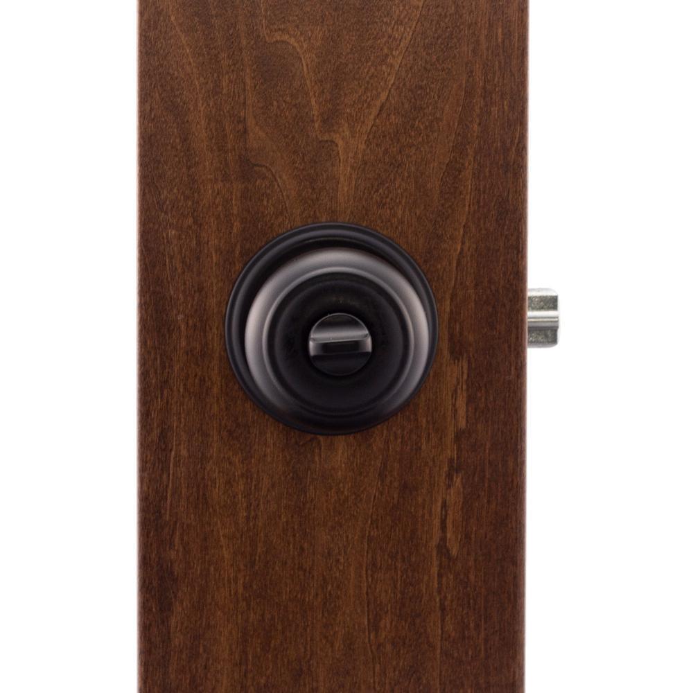 Colonial Black Entry Door Knob - Super Arbor