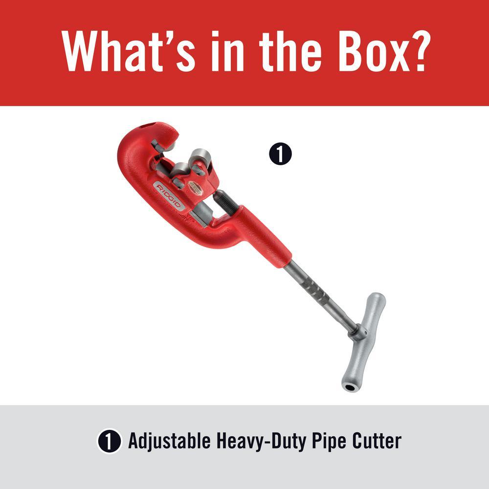 1/8 in. to 2 in. Model 2-A Adjustable Heavy-Duty Pipe Cutter - Super Arbor