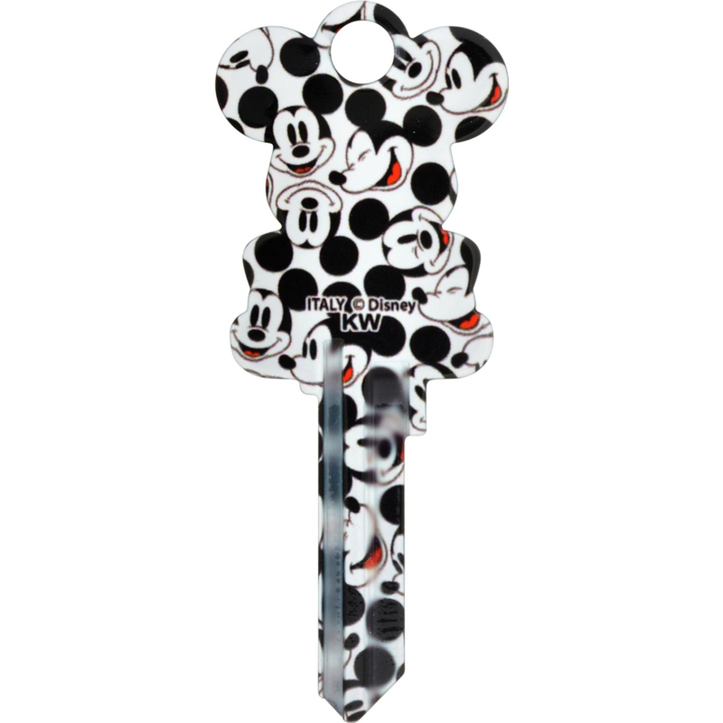 Hillman Disney Mickey Mouse House/Padlock Universal Key Blank, SC1, Double-Sided, Brass