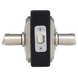 Accent Satin Nickel Passage Hall/Closet Door Lever with Camelot Trim - Super Arbor