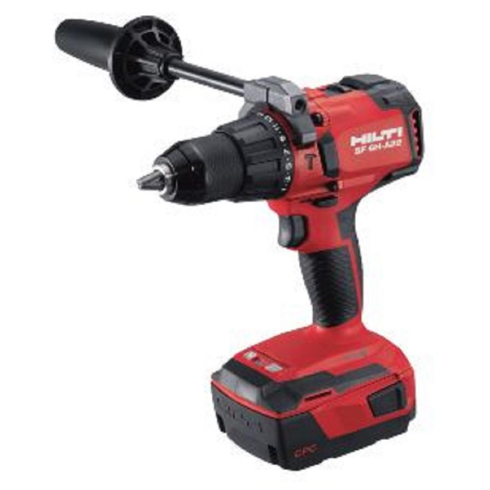 22-Volt Lithium-Ion 1/2 in. Cordless Brushless Hammer Drill Driver SF 6H Kit with 2 Batteries, Charger and Bag - Super Arbor