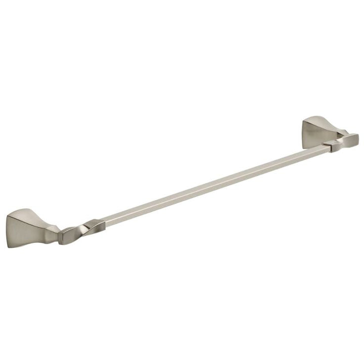 Delta Sawyer 18-in Satin Nickel Wall Mount Single Towel Bar