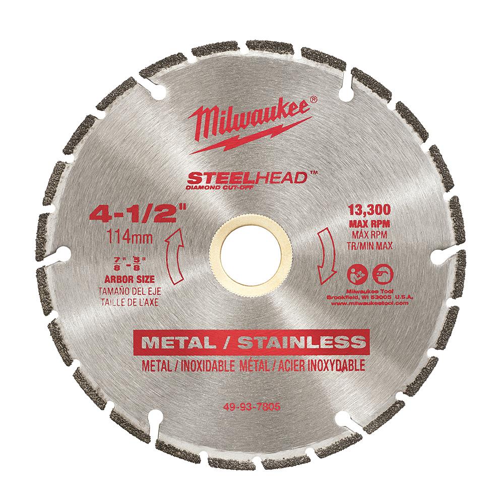 M18 FUEL 18-Volt Lithium-Ion Brushless 4-1/2 in. /5 in. Grinder, Slide Switch Lock-On Kit w/ 4-1/2 in. Diamond Blade