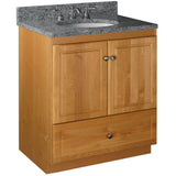 Ultraline 60 in. W x 21 in. D x 34.5 in. H Vanity for Center Basin Cabinet Only in Satin White - Super Arbor